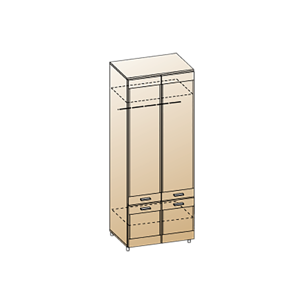 Купить шкаф камелия шк-2602 - 24 409 руб.