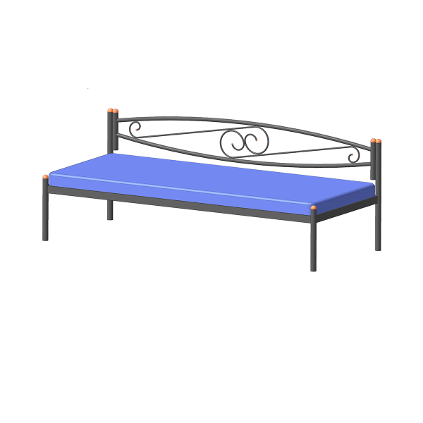 Купить тахта металлическая волна - 13 859 ₽