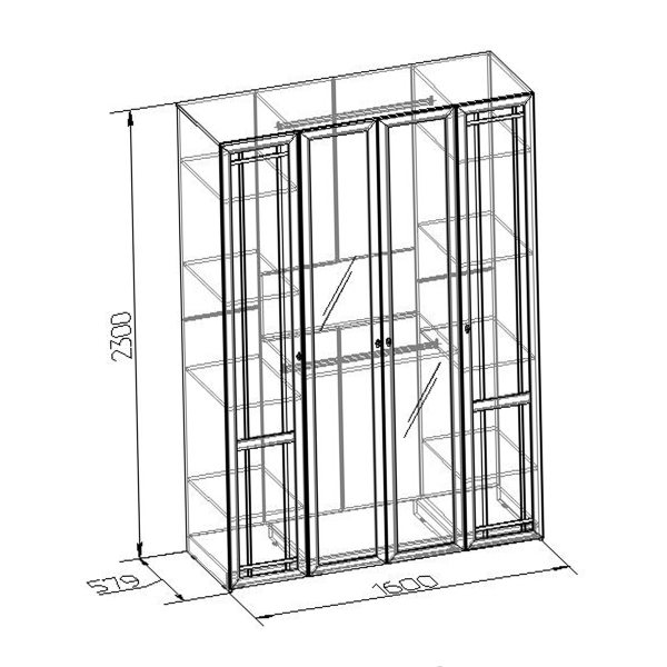 Купить шкаф для одежды и белья 60 sherlock - 39 599 ₽
