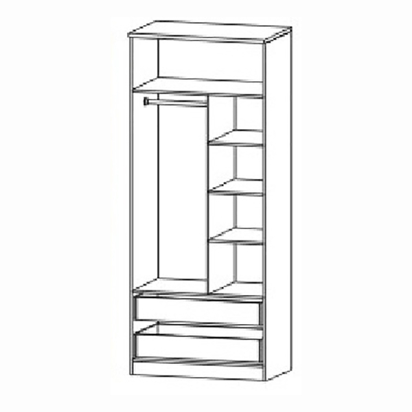 Купить шкаф комбинированный сэндай с-26 - 25 680 ₽
