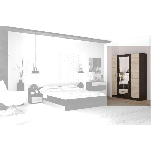Купить шкаф четырехдверный леси - 11 760 ₽