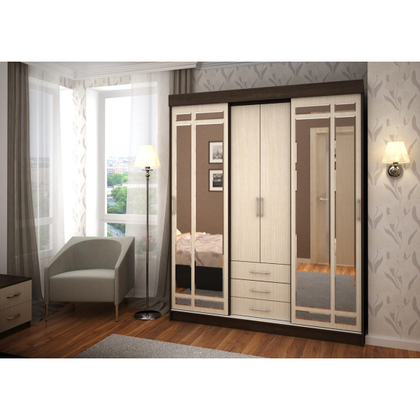 Купить шкаф-купе трехдверный фаворит - 24 320 ₽