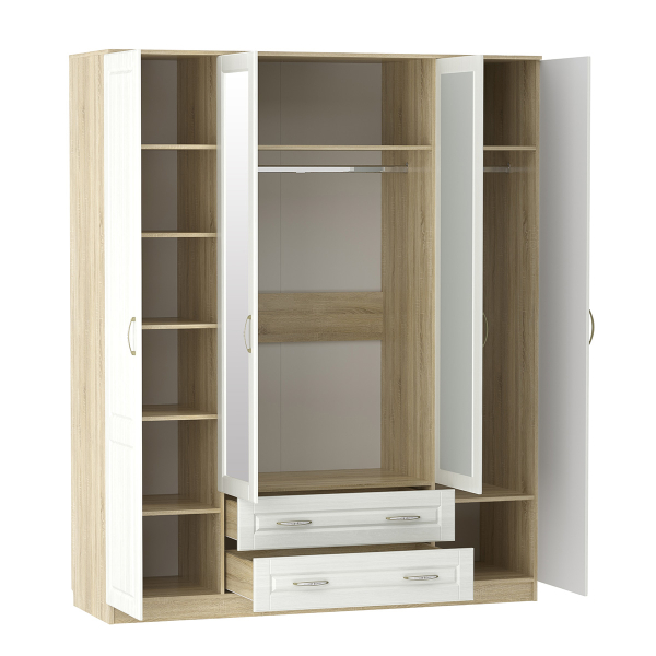 Купить шкаф комбинированный оливия нм 011.84 х - 39 999 руб.