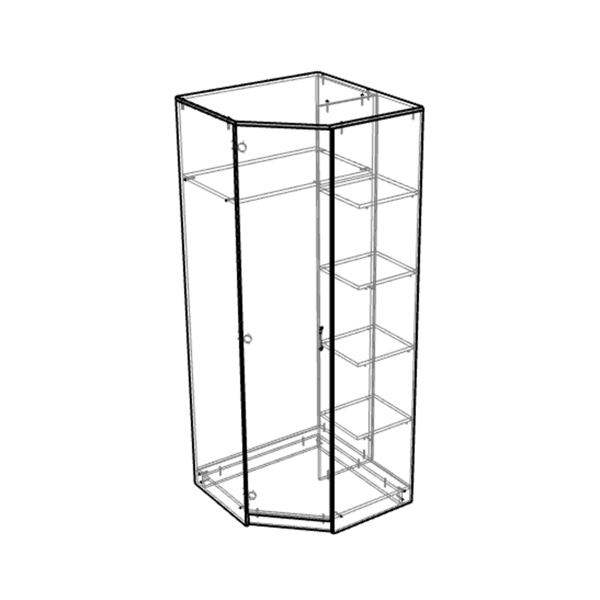 Купить шкаф угловой ярофф - 12 710 ₽