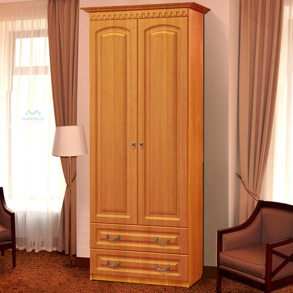Купить шкаф двухдверный гармония-4 с ящиками - 23 180 руб.
